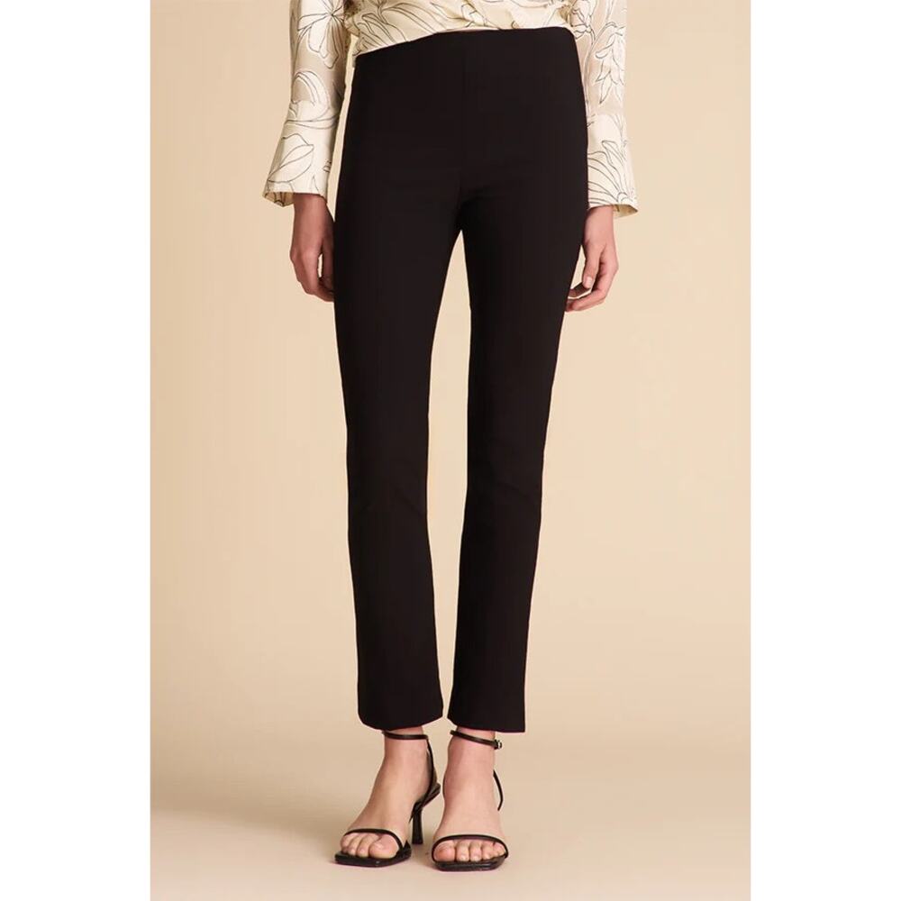 M.M. Lafleur Foster Cigarette Pants Black Sz 4 Dress Pants Casual Chic Nice